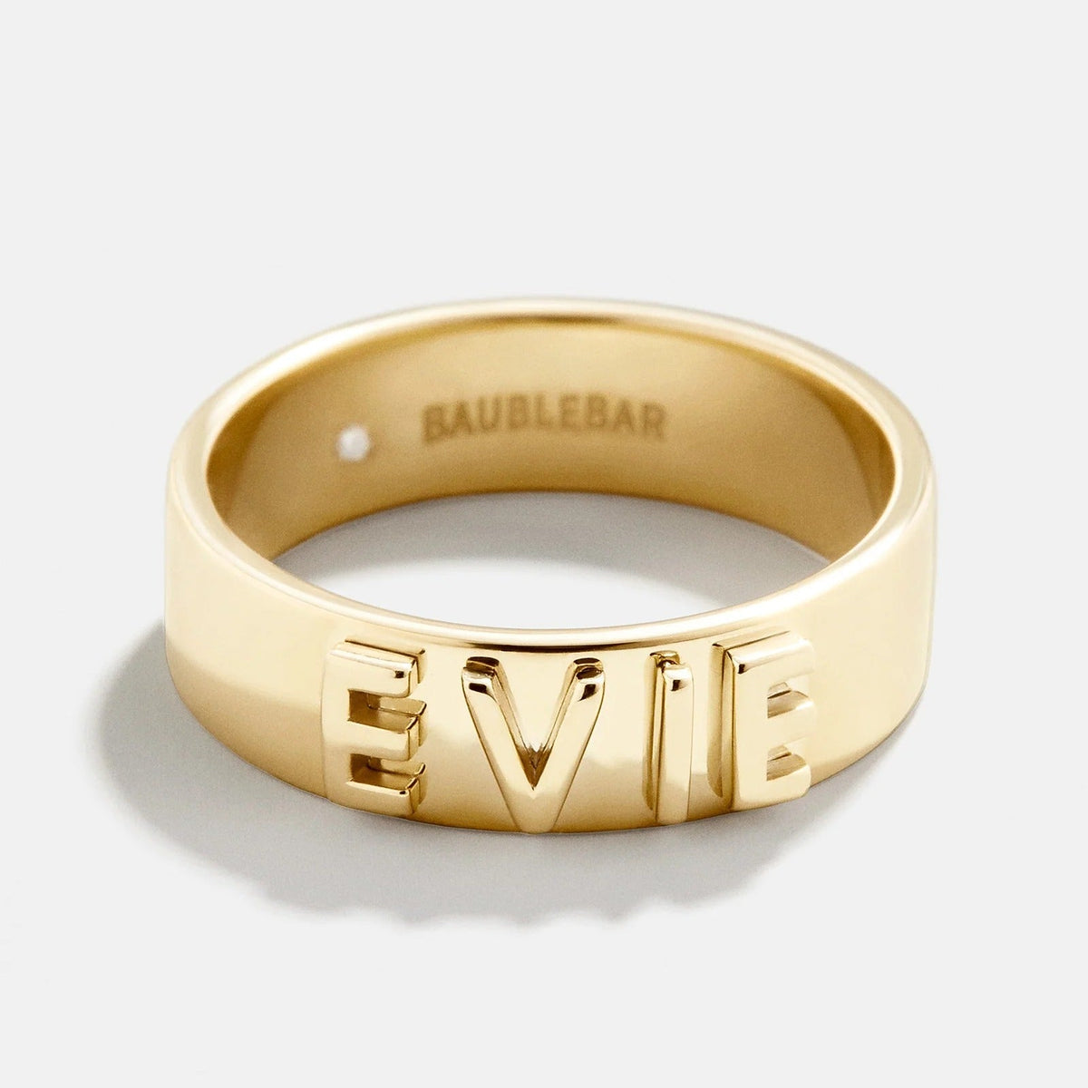 14K Gold Custom Block Ring - 14K Gold
