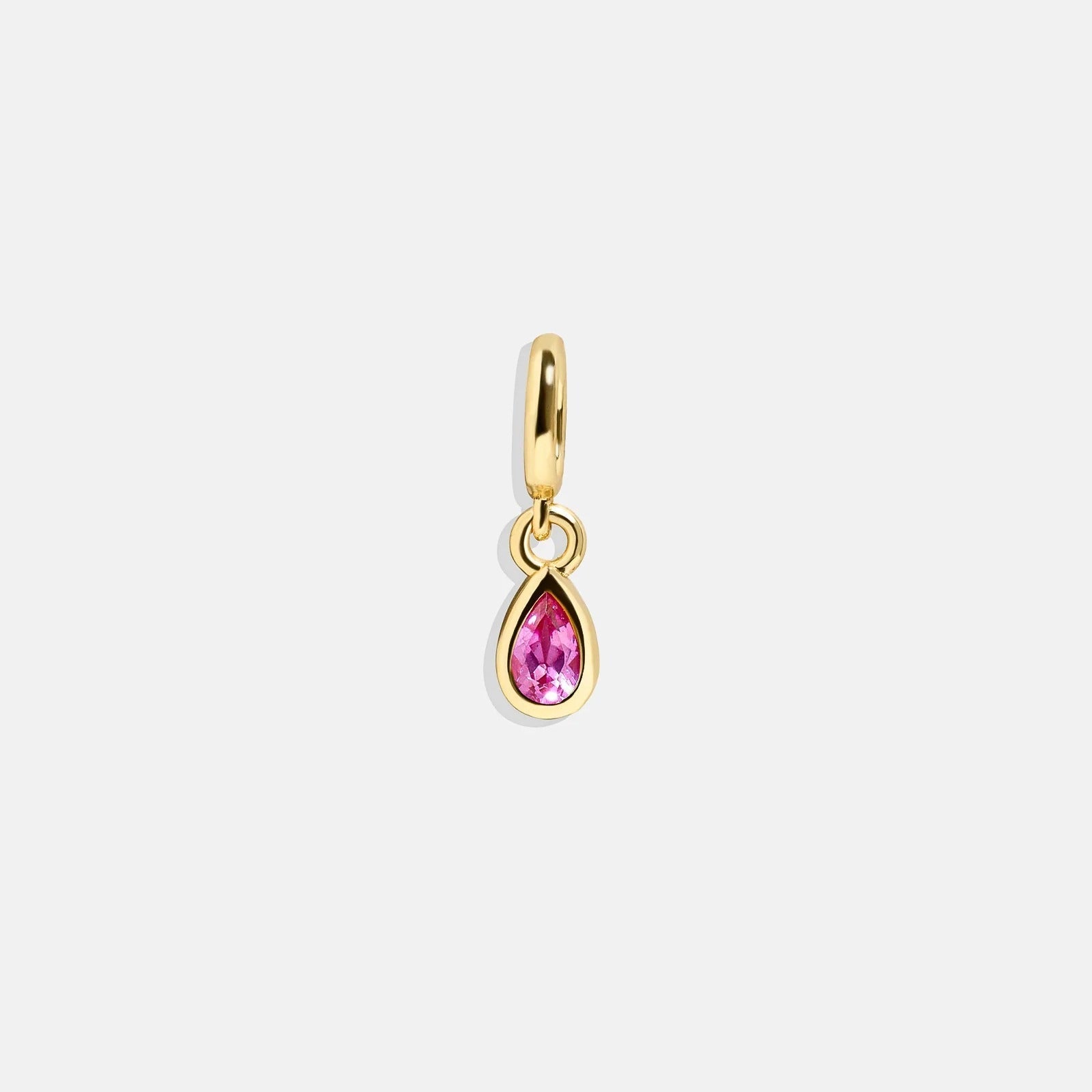Birthstone Cluster Charm - Rose