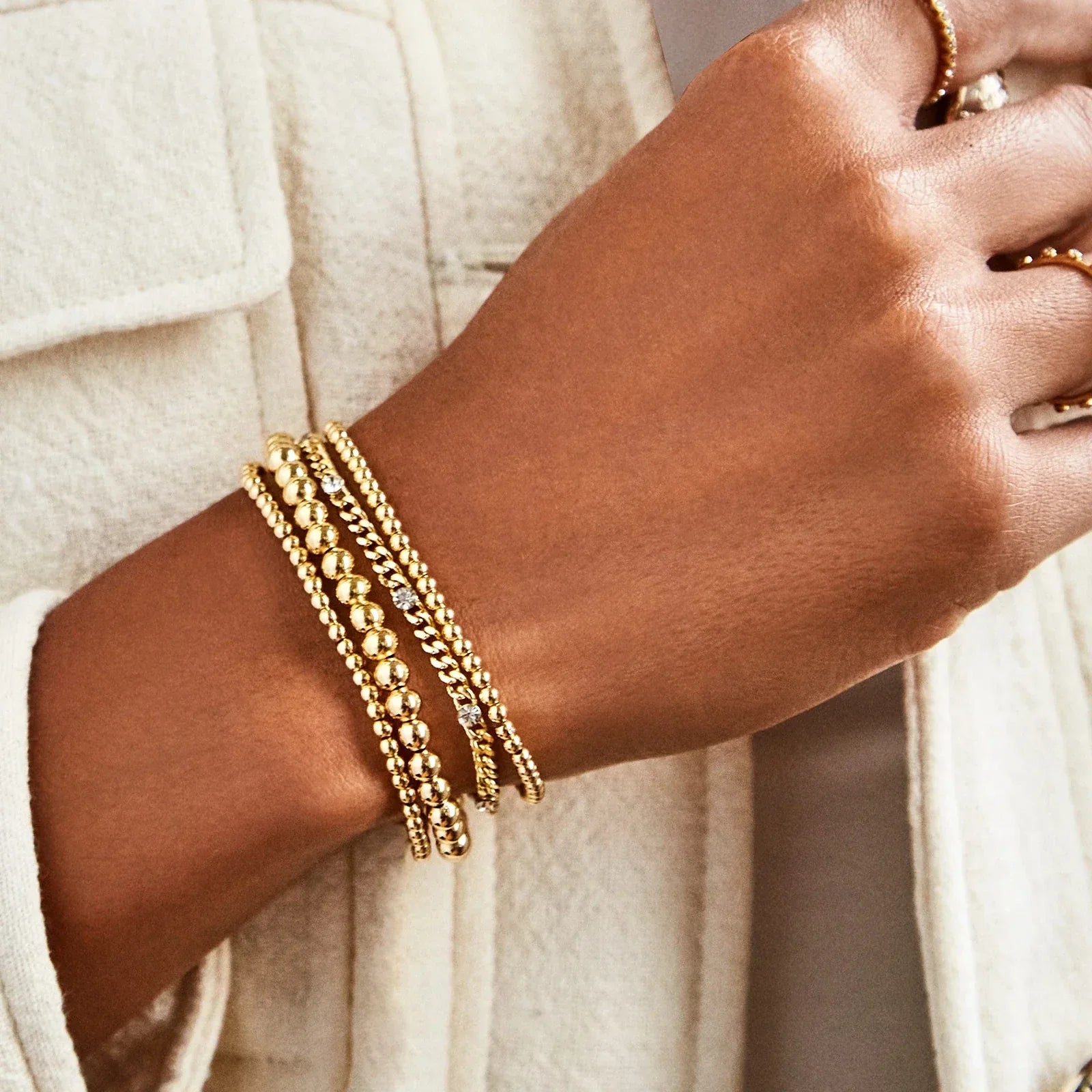 14K Pisa Bracelet - Gold