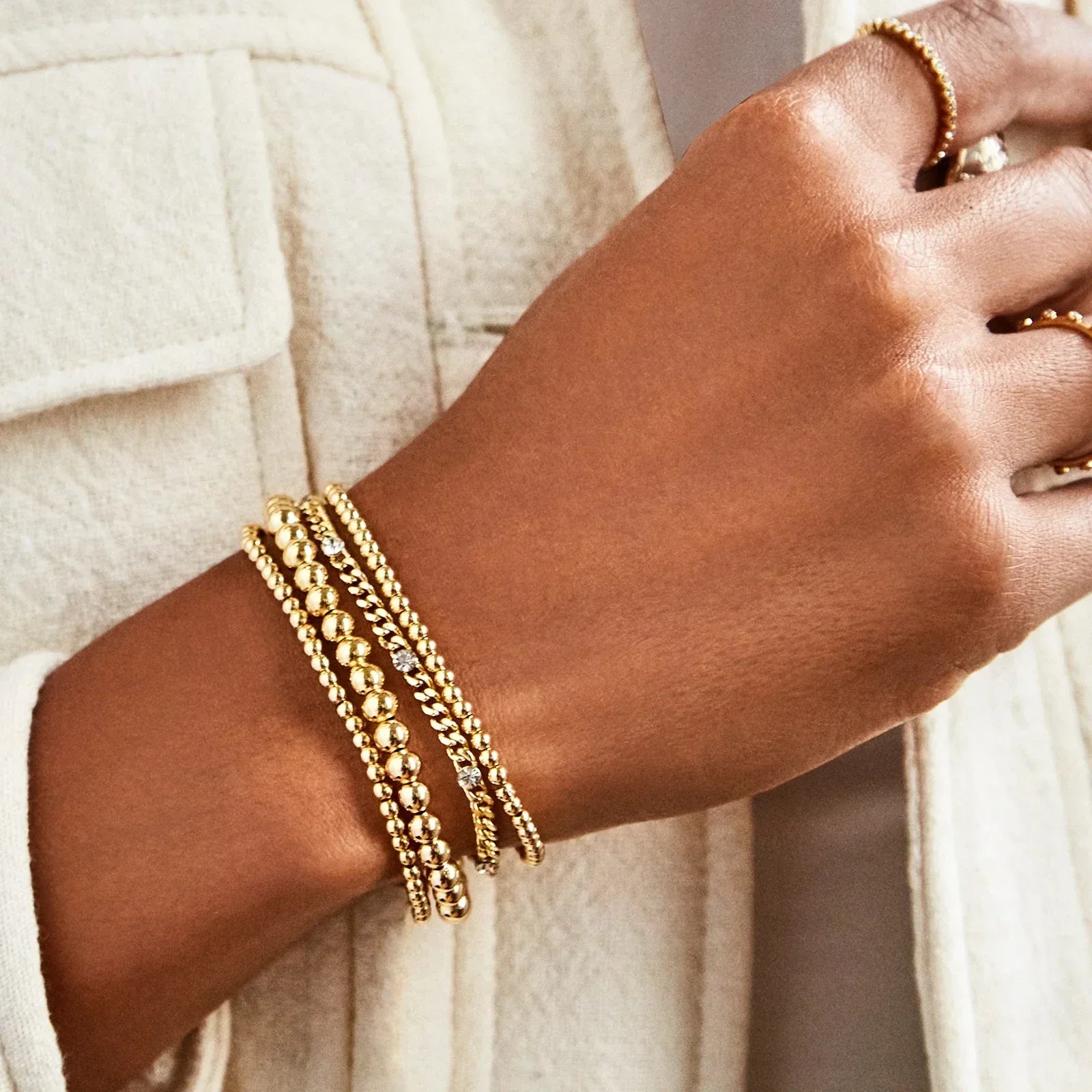 14K Pisa Bracelet - Gold